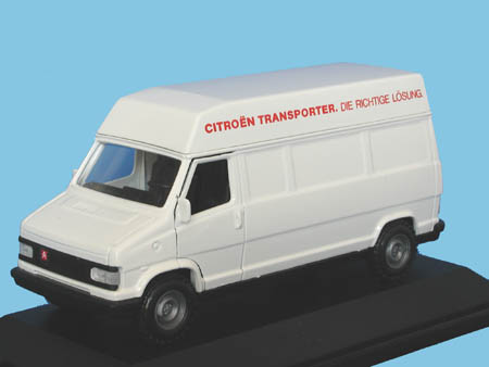 Модель 1:43 Citroen C25 Serie 2 «Citroen Transporter. Die Richtige Losung» - white