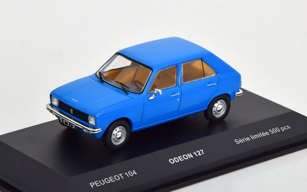 Peugeot 104 - blue (L.E.500pcs) ODEON127 Модель 1:43