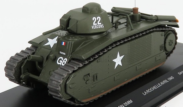 renault b1 bis tank france ODEON058M Модель 1:43