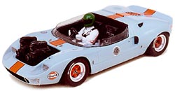 Модель 1:43 Ford GT40 «Gulf» Travelling car Le Mans Henri Pescarolo 2 cameras capot avant KIT