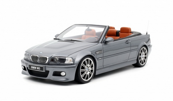 BMW (E46) M3 Convertible - 2004 - Silver Grey A08 OT1006 Модель 1:18