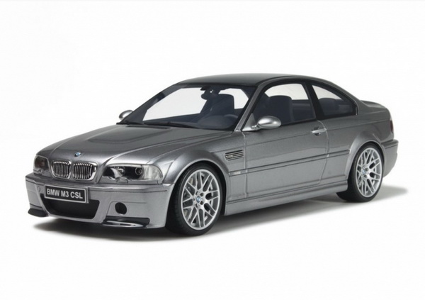Модель 1:18 BMW M3 CSL (E46) - silver (L.E.2000pcs)