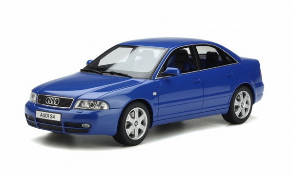 Модель 1:18 Audi S4 (B5) 2.7L BiTurbo - blue (L.E.3000pcs)