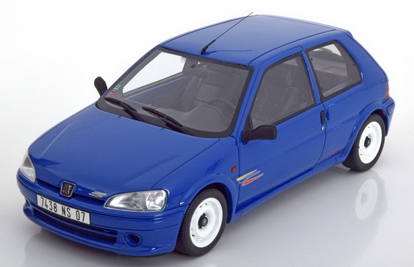 peugeot 106 rallye 1996 - blue OT621 Модель 1:18