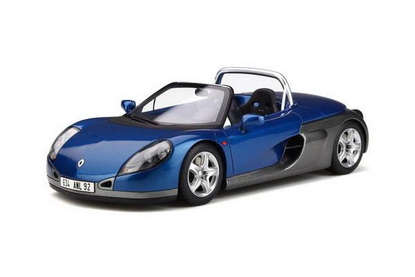 Модель 1:18 Renault Spider - met. blue 1998