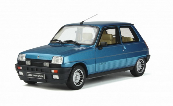 Renault 5 Alpine Turbo Special - blue met OT966 Модель 1:18