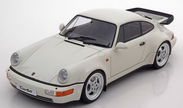 Модель 1:18 Porsche 911 (964) turbo 3.6 1993 - white