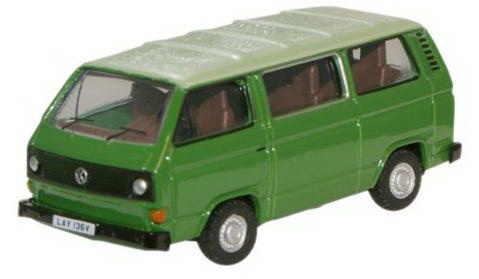 Модель 1:76 Volkswagen T3 Bus - 2-tones green