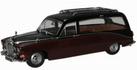 daimler ds420 hearse - black/darkred (катафалк) DS007 Модель 1:43