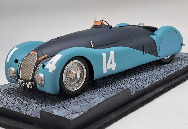 Bugatti Type 57S 45 №14 A.C.F. GP - 1937 (Jean Bugatti)