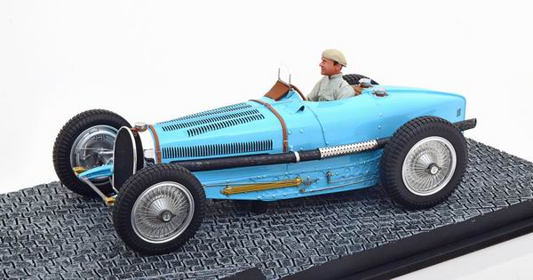 bugatti t59 chassis #59124 1934 (c фигуркой) 118001M/LB Модель 1:18