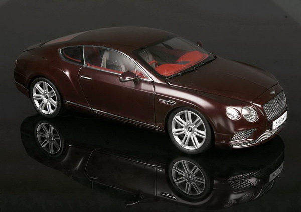 Модель 1:18 Bentley Continental GT Coupe - burgundy