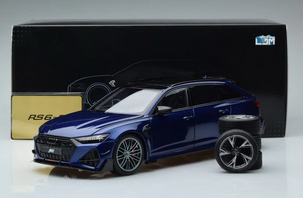 Audi RS6 Avant C8 ABT RS-R - navarra blue (c дополнительным комплектом колес)