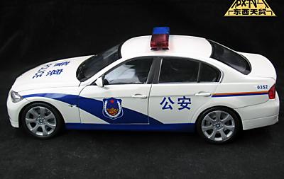 bmw 330i chinese police car 18B330iP Модель 1:18