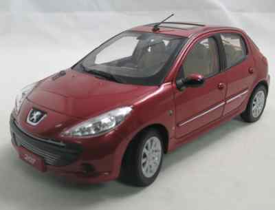 Модель 1:18 Peugeot 207 (5-door) (China) - red