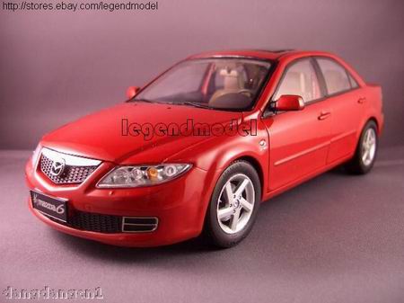 Модель 1:18 Mazda 6 sedan - red