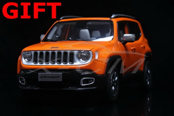 Модель 1:18 Jeep Renegade - orange