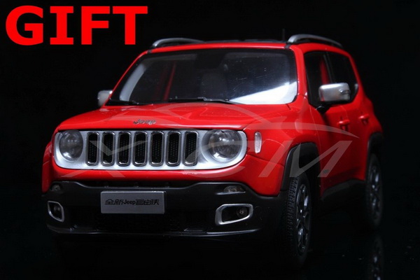 Модель 1:18 Jeep Renegade - red