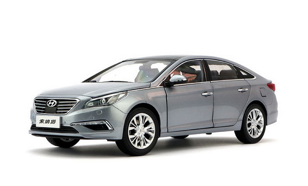 Модель 1:18 Hyundai Sonata (9th generation) - grey