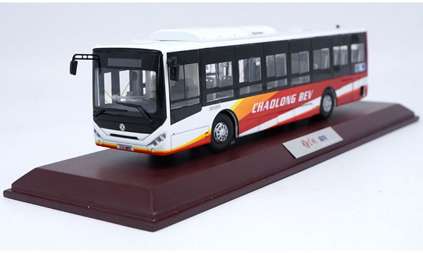 Модель 1:43 Dongfeng Chaolong BEV bus - Red/white