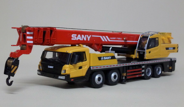 Модель 1:43 SANY STC500 (автокран) - yellow/red
