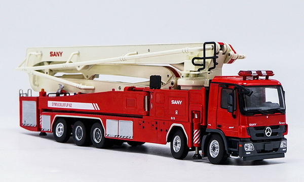 mercedes-benz actros sany 62m fire water tower CPM50002 Модель 1:50