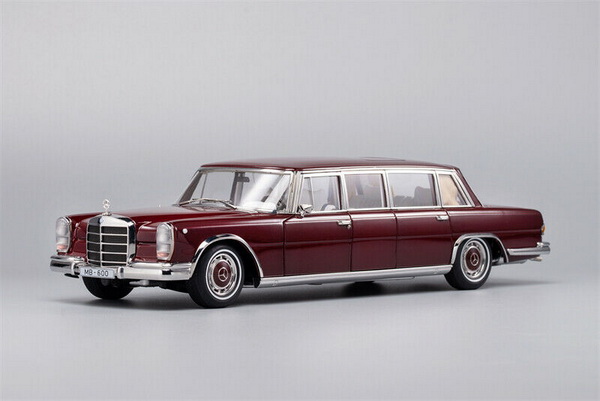 Mercedes-Benz (W100) (4-door) Pullman Limousine - Dark red KF029-3 Модель 1:18