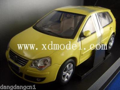 Модель 1:18 Volkswagen Polo Jinqing yellow