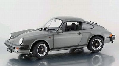 porsche 911 carrera 3.2 coupe - gray met 10155 Модель 1:12