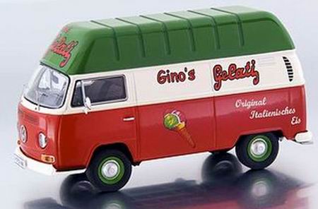 Volkswagen T2-a box van with high roof «Gino`s Gelati» 11262 Модель 1:43