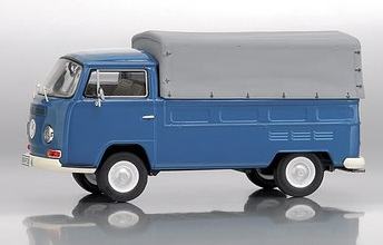 Volkswagen T2-a PickUp - blue 11351 Модель 1:43