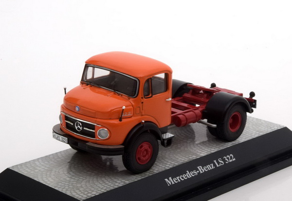 mercedes-benz ls 322 (седельный тягач) - orange (l.e.500pcs) 12020 Модель 1:43