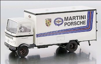 mercedes-benz lp608 race service truck «martini porsche» - white 12505 Модель 1:43