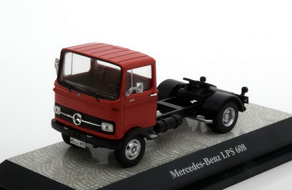 mercedes-benz lps608 (седельный тягач) - red 12520 Модель 1:43
