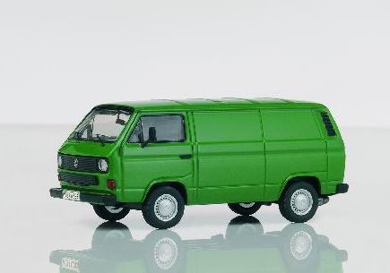 Модель 1:43 Volkswagen Transporter T3b box van - green