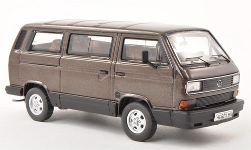 volkswagen t3b multivan - dark brown 13058 Модель 1:43