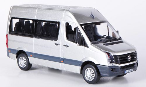 volkswagen crafter bus (facelift) - silver 13750 Модель 1:43
