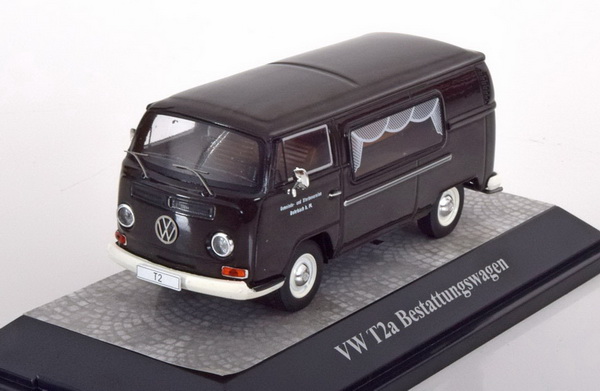 Модель 1:43 Volkswagen Bulli T2a Leichenwagen - black (L.E.750pcs)