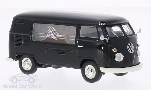 volkswagen t1 hearse (катафалк) - black 18480 Модель 1:43