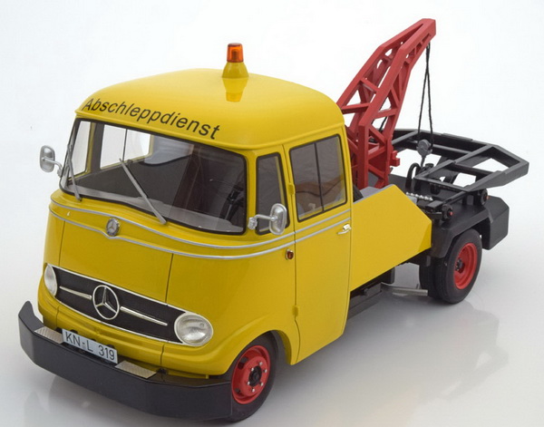 Модель 1:18 Mercedes-Benz L 319 - yellow (эвакуатор)