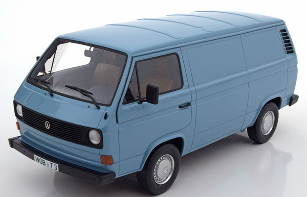 Модель 1:18 Volkswagen T3 Box Wagon - light blue