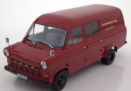 Модель 1:18 Ford Transit Mk I «Porsche Racing Service» - red