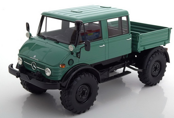 mercedes-benz unimog 416 doka - green/black 30090 Модель 1:18