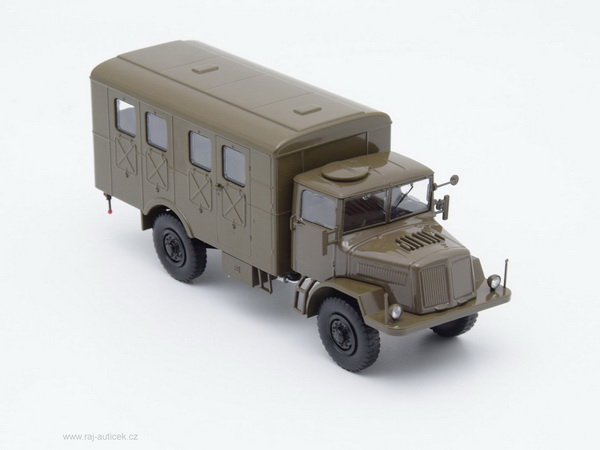 Модель 1:43 Tatra 128 4x4 Army CSSR (кунг) - olive