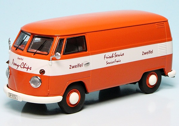 VW T1 Bulli Van "Zweifel Pomy-Chips" p02033 Модель 1:43