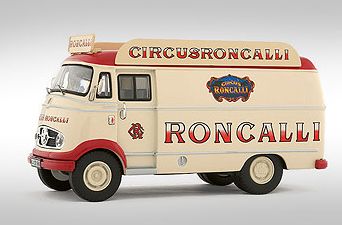 mercedes-benz l319 «circus roncalli» box van w. sign 11009 Модель 1:43