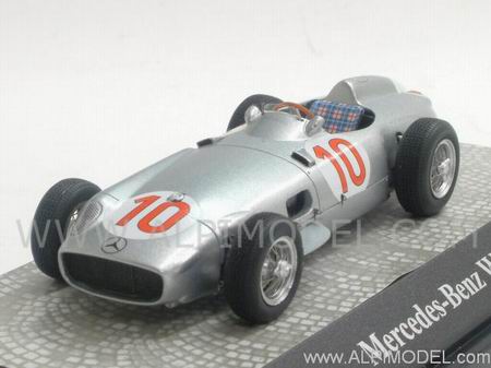 mercedes-benz w196 monoposto №10 world champion (juan manuel fangio) 18081 Модель 1:43