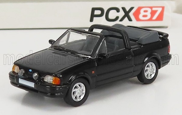ford escort mkiv cabriolet open (1986), black PCX870159 Модель 1:87