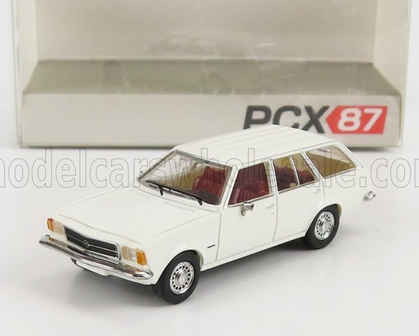 opel rekord d caravan (1981), white PCX870402 Модель 1:87