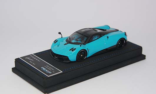 pagani huayra track pack - light blue/black carbon 31100 Модель 1:43